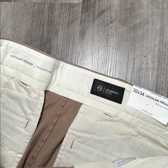 AG Jeans Lochlan Trouser Relaxed Straight Chino Pants - 32x34 (Measures 35x27) - Picture 8 of 8
